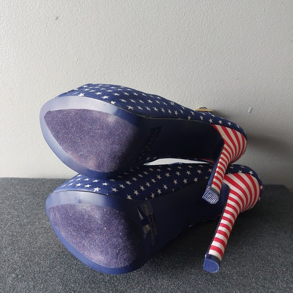 Alba American Flag Stiletto heels Size 6.5 - Picture 7 of 9